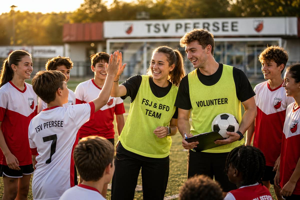 Der TSV Pfersee ist offizielle Einsatzstelle für Freiwilligen-Dienste